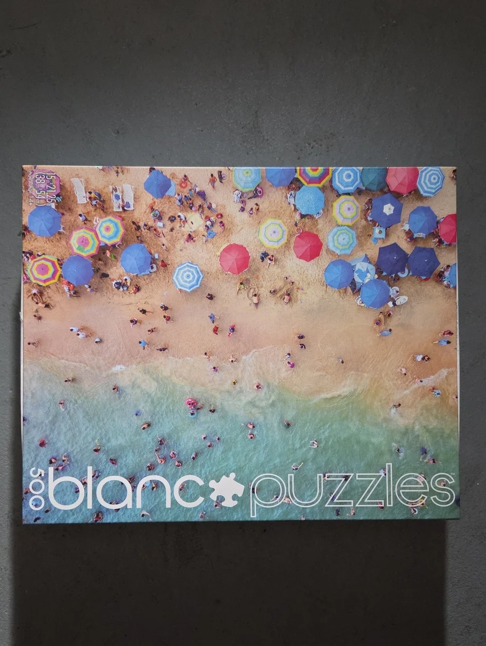 3/$25 Blanc Puzzles 500 Pieces Beach Scene